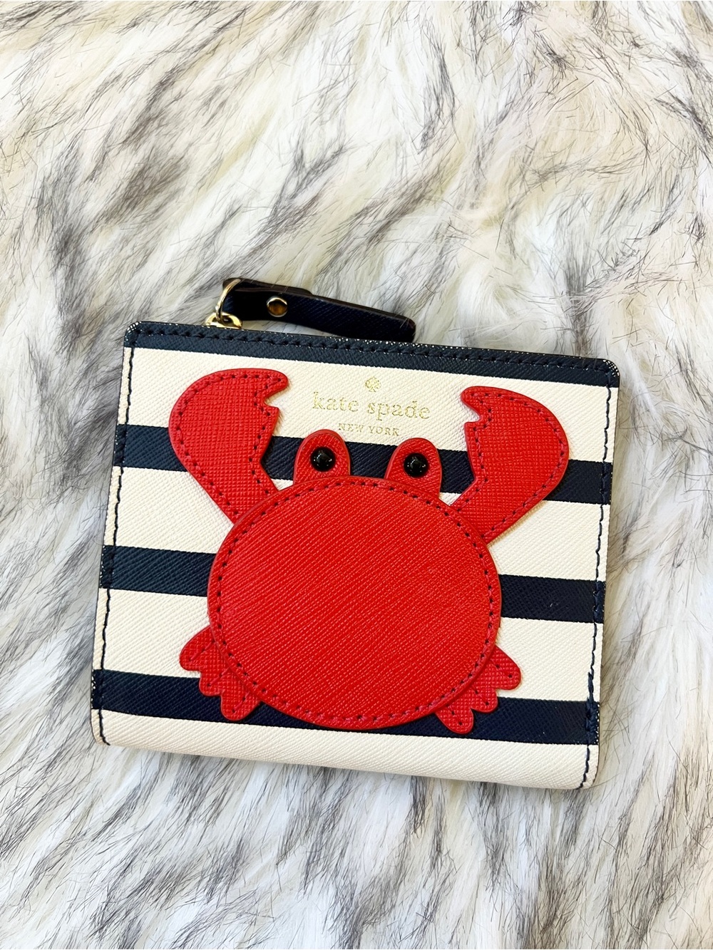 Rare Kate Spade Shore Thing Crab Adalyn Wallet